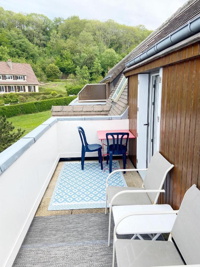 A 10 Minutes A Pieds De La Plage, Residence La Corniche Du Mont Canisy - Traveller Award 2023 Blonville-sur-Mer Exteriör bild
